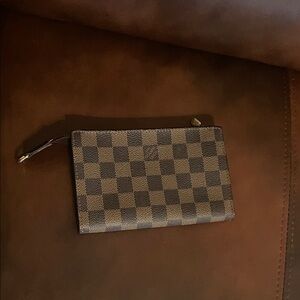 Louis Vuitton Damier Ebene Wristlet